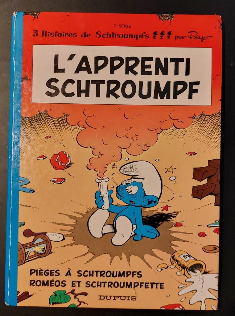 Les SCHTROUMPFS EO 1971 l'apprenti schtroumpf, Ophalen of Verzenden