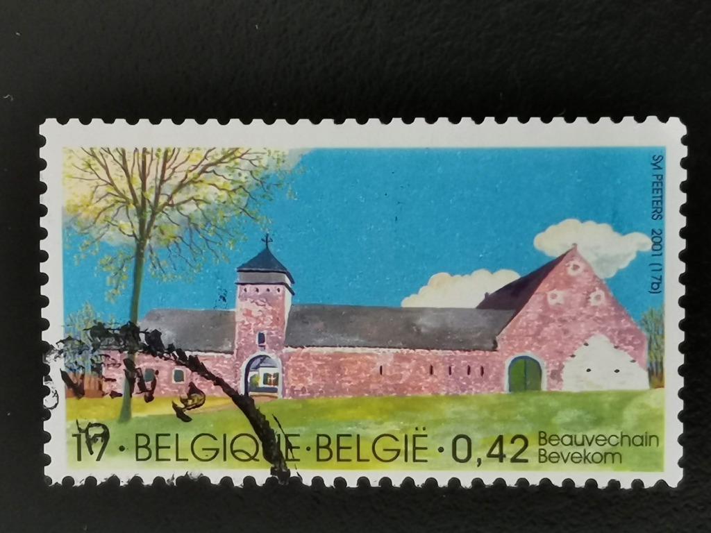 Belgique 2001 - Fermes typiques - Beauvechain, Enlèvement ou Envoi, Affranchi