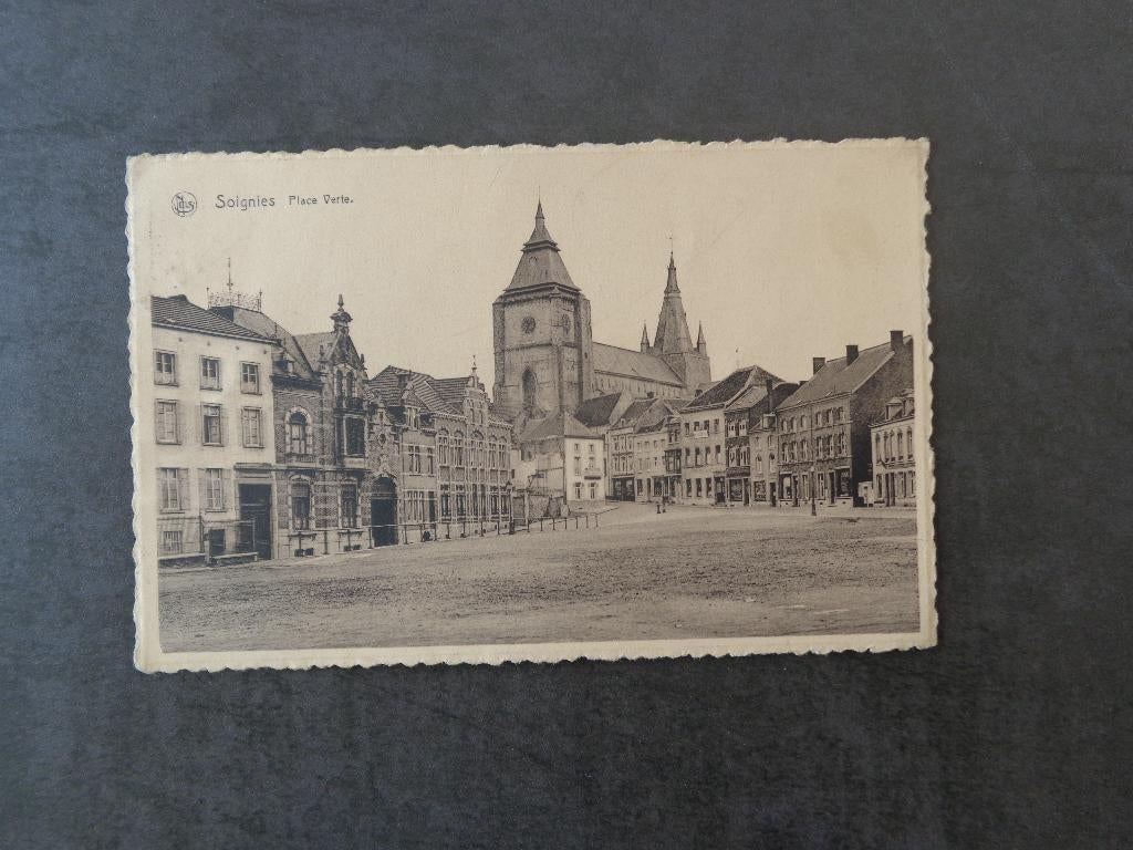 1 ancienne carte postale de Soignies, Collections, Cartes postales | Belgique, Enlèvement