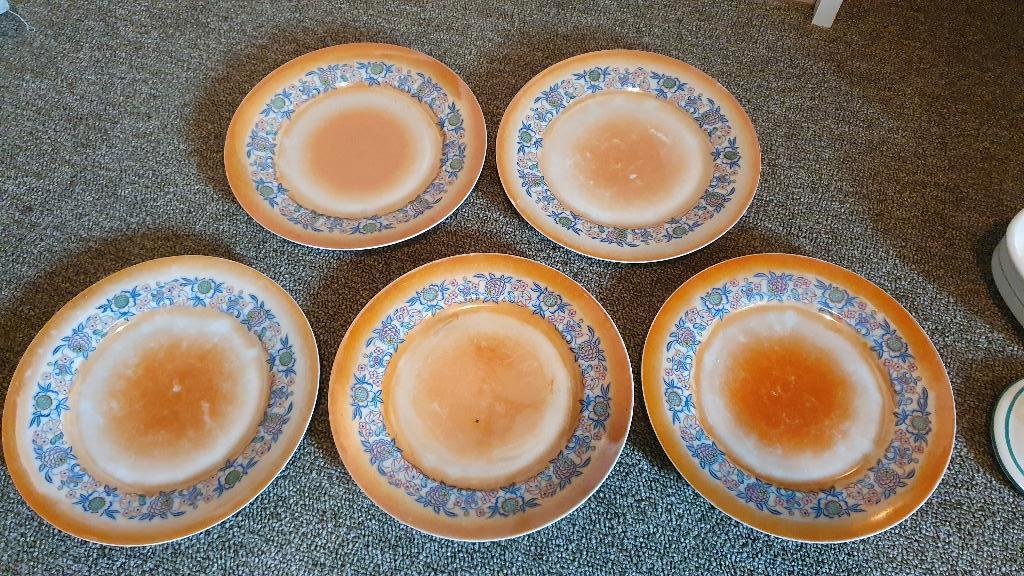 5 mooie bordjes uit Tsjecho-Slowakije, Ophalen