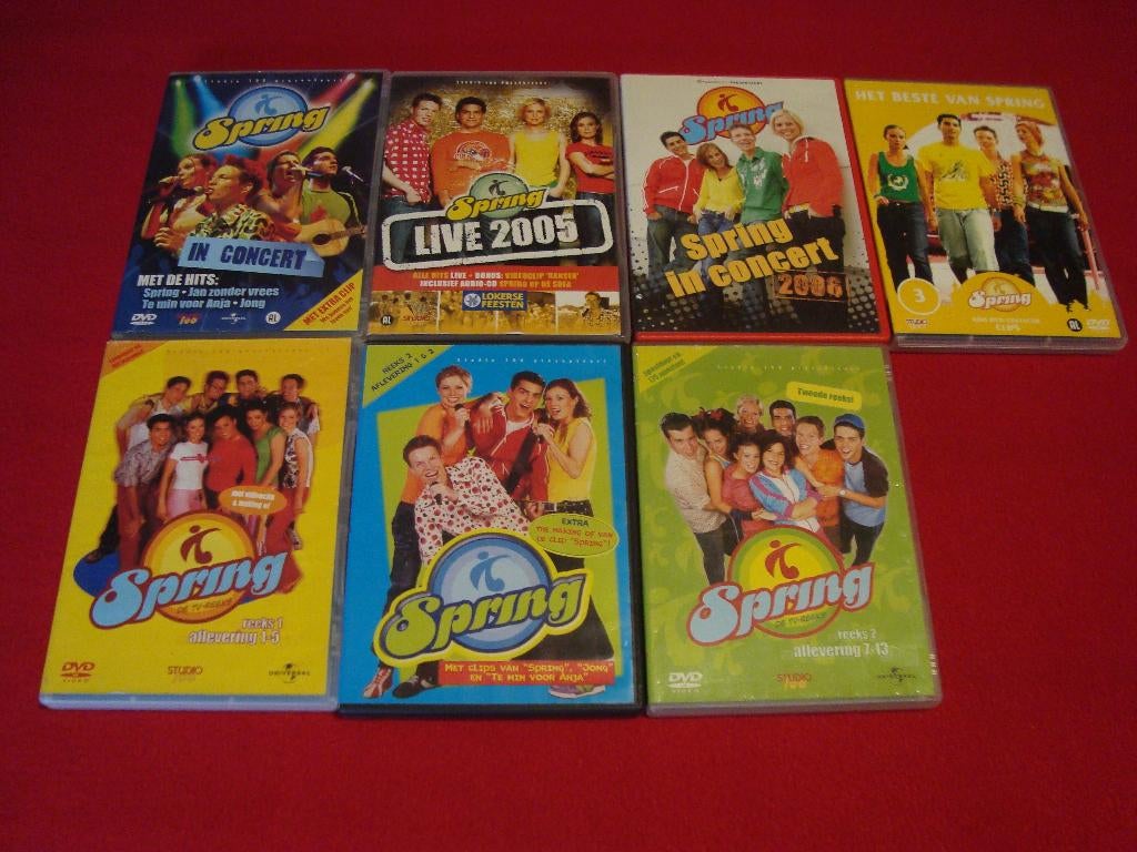 7 spring dvd's, Cd's en Dvd's, Dvd's | Kinderen en Jeugd, Ophalen of Verzenden