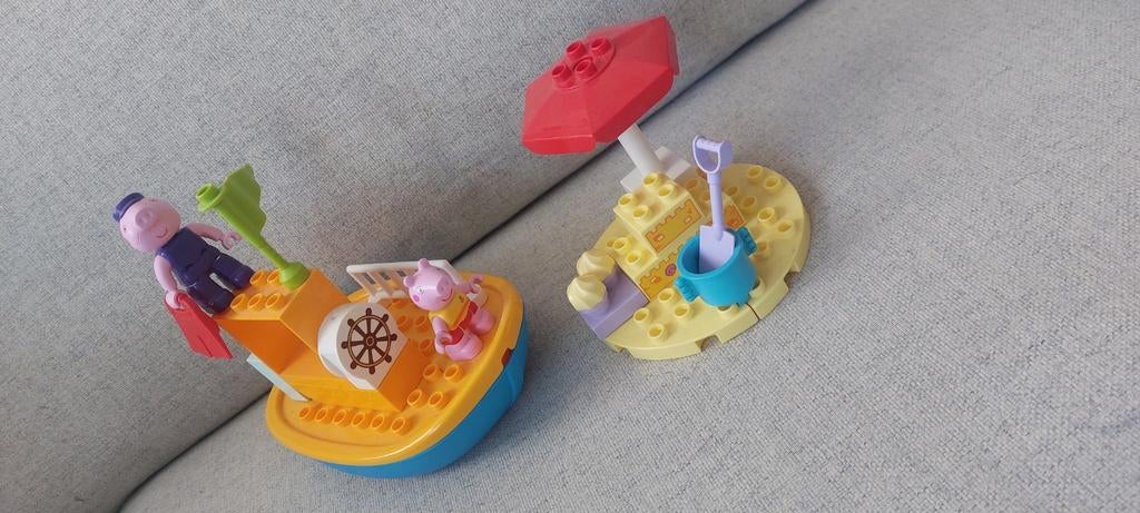 Lego Duplo Peppa Pig Boot, Ophalen of Verzenden, Zo goed als nieuw, Duplo