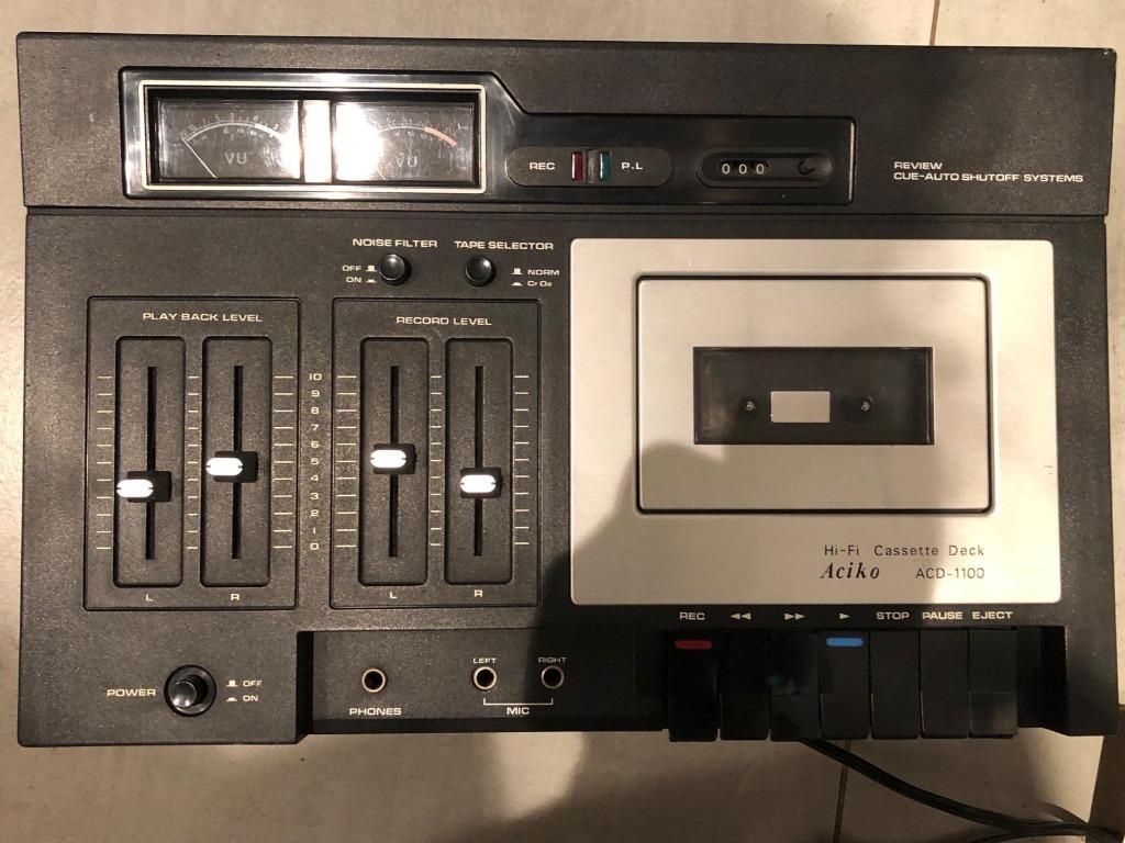 Recorder (Dolby-systeem) ACIKO ACD-1100 voor reparatie, Verzenden, Bandrecorder