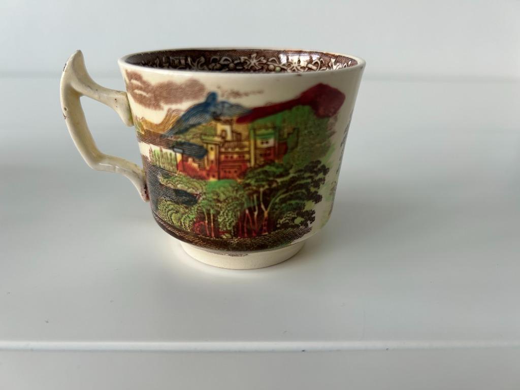 6 theekopjes van Royal Staffordshire, Antiek en Kunst, Ophalen of Verzenden