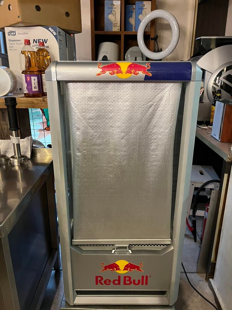 Frigo Red Bull klein: model RB-FMOFC eco led CCR 220Volt, Nic.debruyne@gmail.com, 85 à 120 cm, Sans bac à congélation, Enlèvement