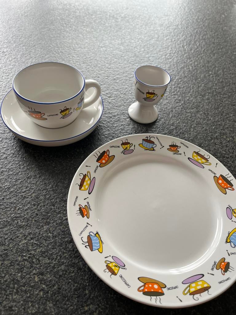 Ontbijtservies NIEUW, Ophalen, Nieuw, Overige stijlen, Aardewerk