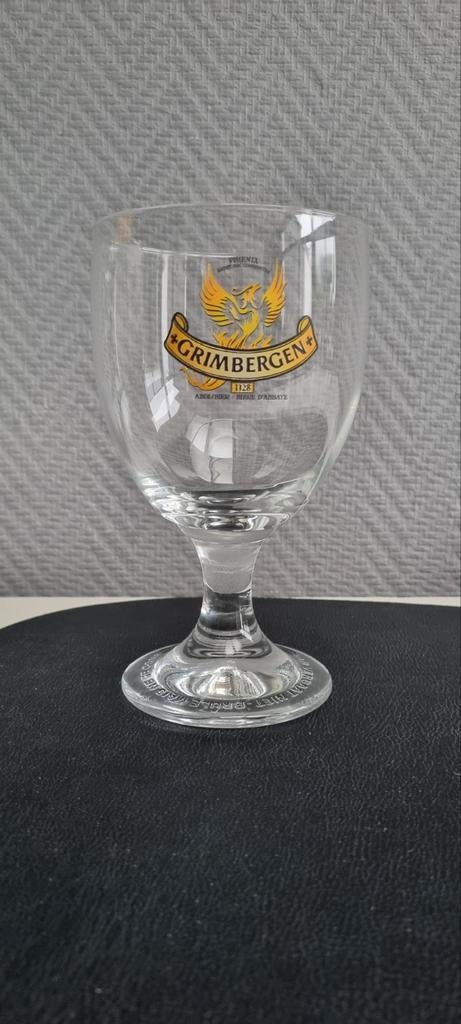 Verre à bière Grimbergen 33cl Modèle Calice Phénix, Verzamelen, Biermerken, Gebruikt, Glas of Glazen, Overige merken, Ophalen