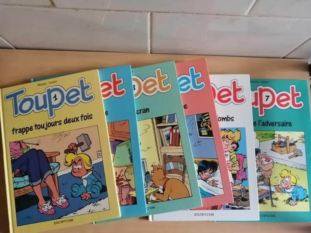 Lot 6 BD Toupet tomes 1, 2, 3, 5, 6 et 7, Enlèvement ou Envoi