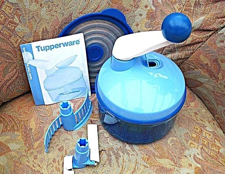 tupperware :le quick-chef: hâcher , mêler  ....-EN PROMO, Enlèvement ou Envoi, Neuf, Bleu, Autres types