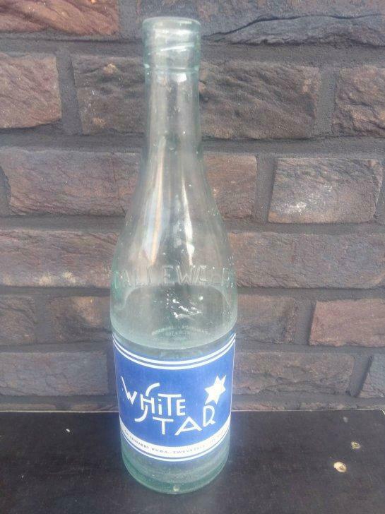 Oude fles White Star Callewaert Zwevezele Wingene, Verzamelen, Biermerken, Ophalen of Verzenden, Gebruikt