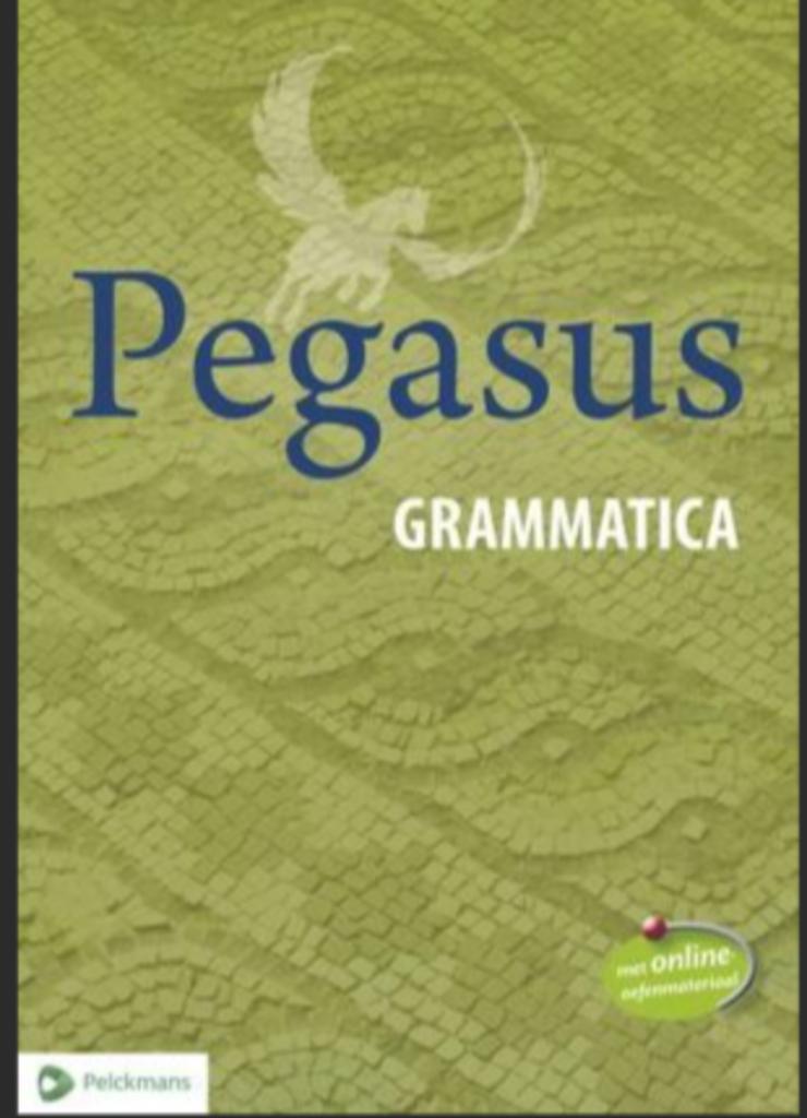 Pegasus grammaticahandboek Latijn, Ophalen of Verzenden, Nieuw, Latijn, Pelckmans