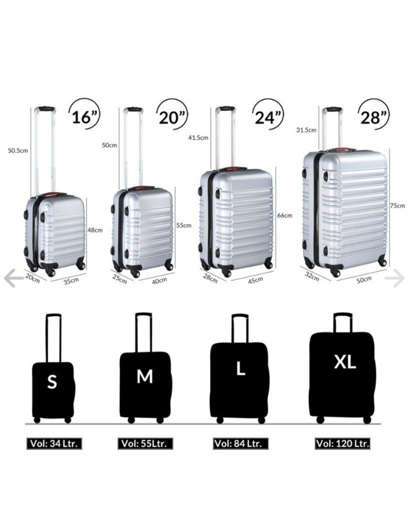 3 en 4 delige koffersets reiskoffer bagage, Ophalen of Verzenden, Nieuw