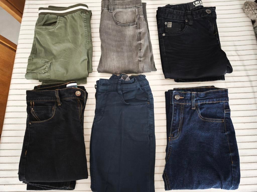 Jeansbroeken jongens ongedragen 12 jaar maat 152 aan 9eur/st, Kinderen en Baby's, Ophalen, Zo goed als nieuw, Broek