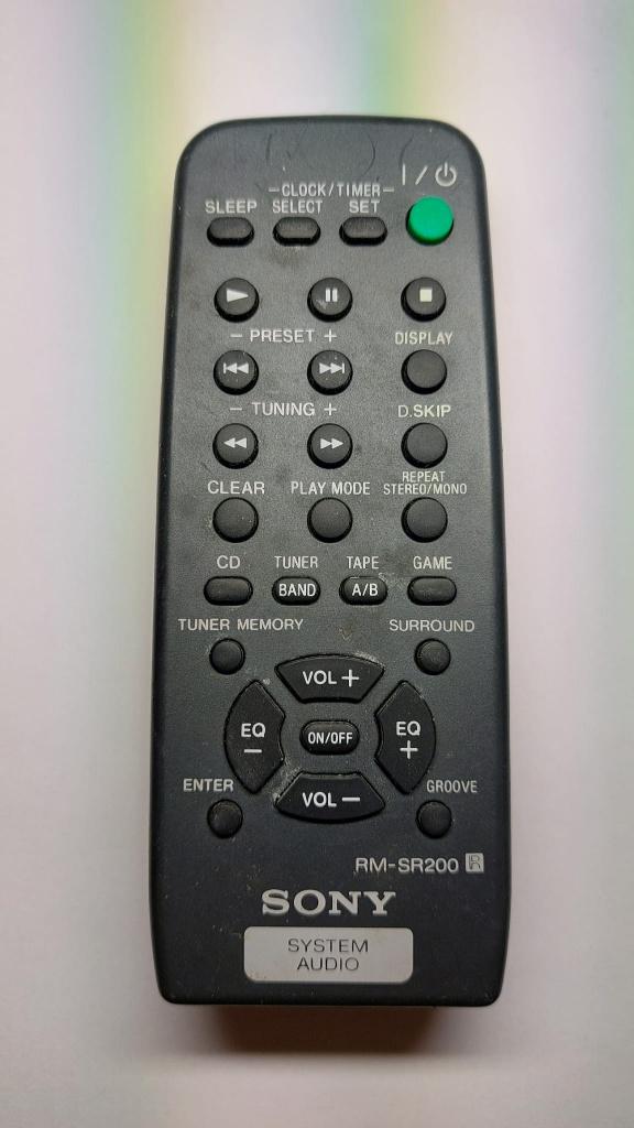 Télécommande Sony RM-SR200, Audio, Tv en Foto, Afstandsbedieningen, Gebruikt, Origineel, Receiver of Versterker, Ophalen of Verzenden