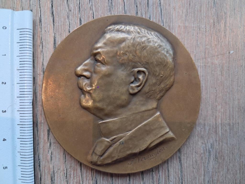 plaque de cuivre 1911 - manifestation pour la liberté scolai, Enlèvement ou Envoi
