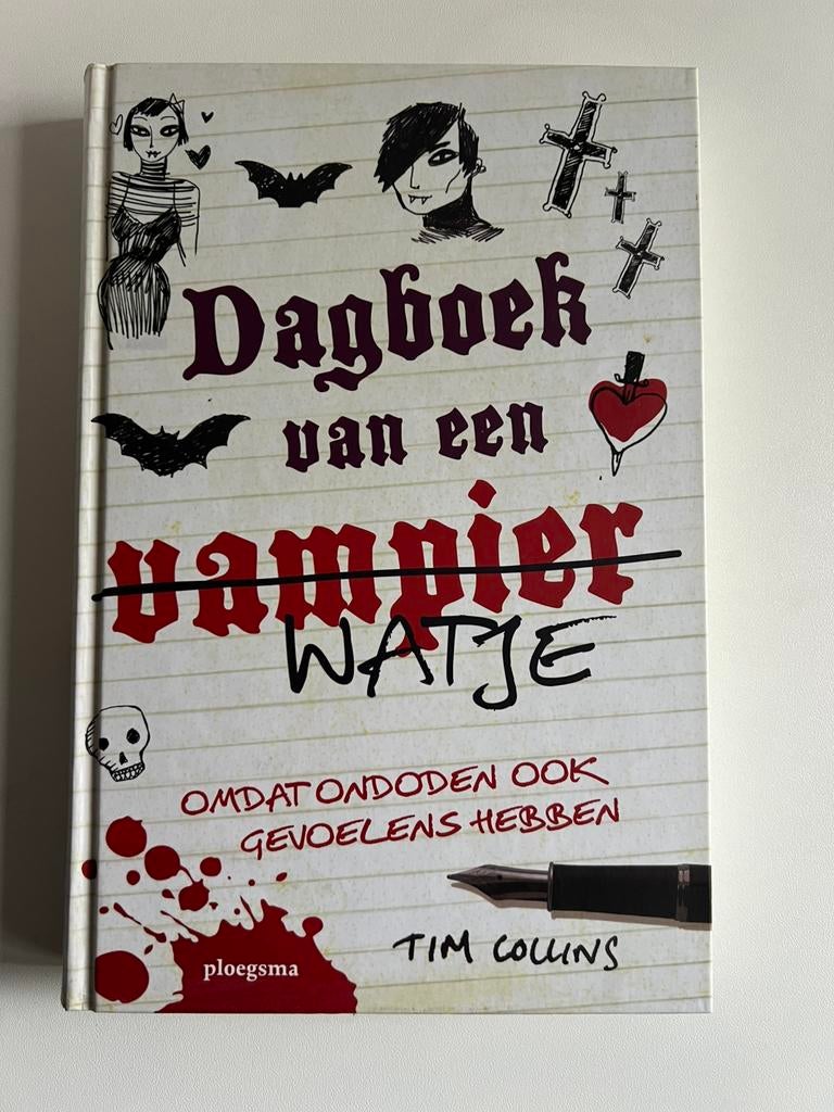 Tim Collins - Dagboek van een vampier/watje, Ophalen of Verzenden, Tim Collins