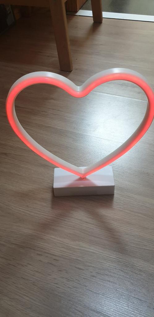 Hartjes neon lamp, Enlèvement ou Envoi, Comme neuf