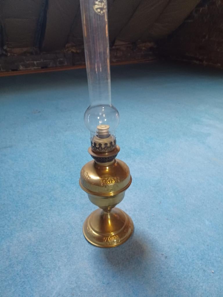 Lampe à l huile en cuivre, Enlèvement ou Envoi