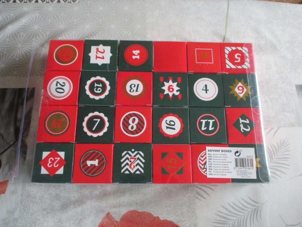 Kerst adventskalender om op te vullen, Diversen, Ophalen, Zo goed als nieuw
