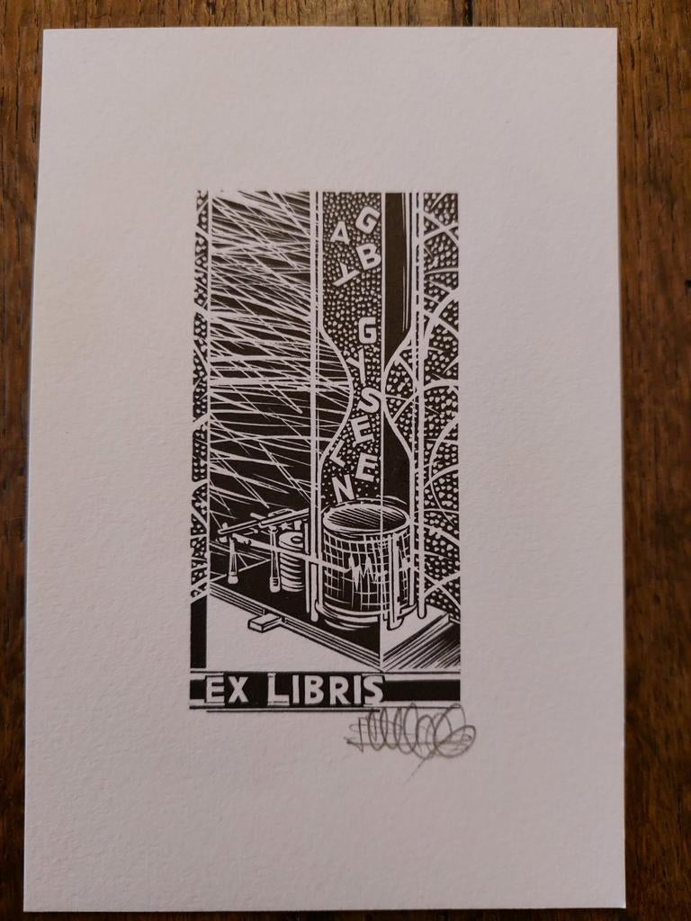 Ex Libris, Antiek en Kunst, Ophalen of Verzenden