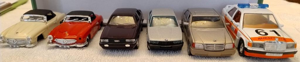 Lot Matchbox, Siku, Rio, Burago, Schabak : 6 Duitse wagens, Verzenden, Zo goed als nieuw, Matchbox