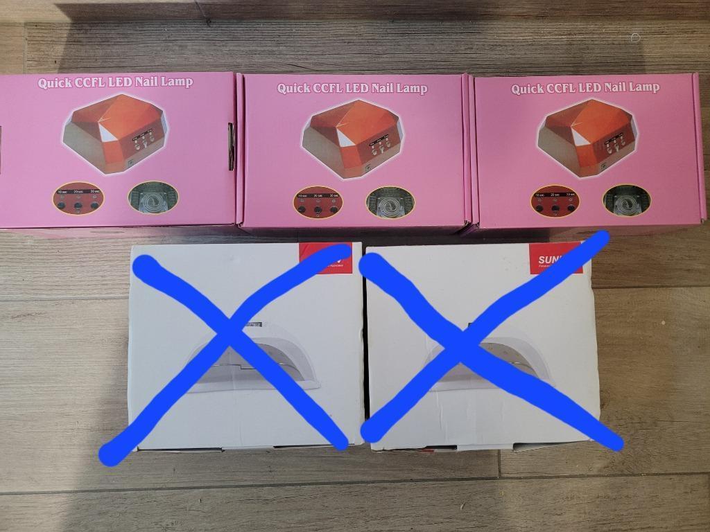 3 NIEUWE nagel lampen, Ophalen of Verzenden, Nieuw, Hand- en Voetverzorging