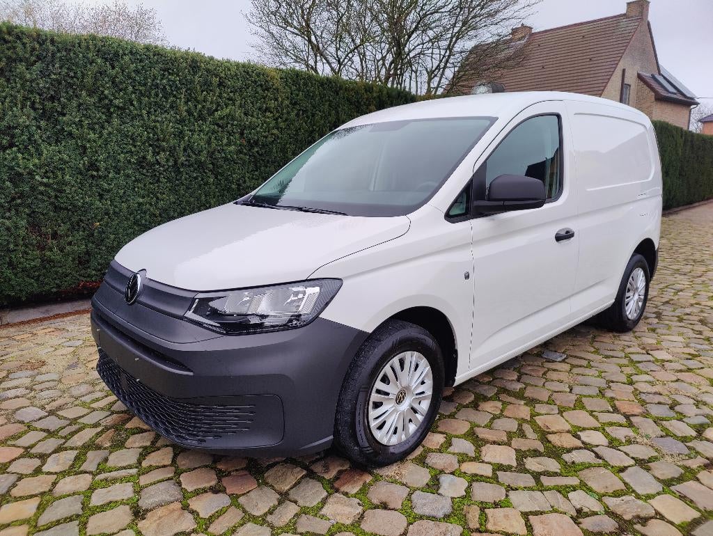 Volkswagen Caddy 2.0 TDI, Auto's, 75 kW, Stof, 4 cilinders, Wit