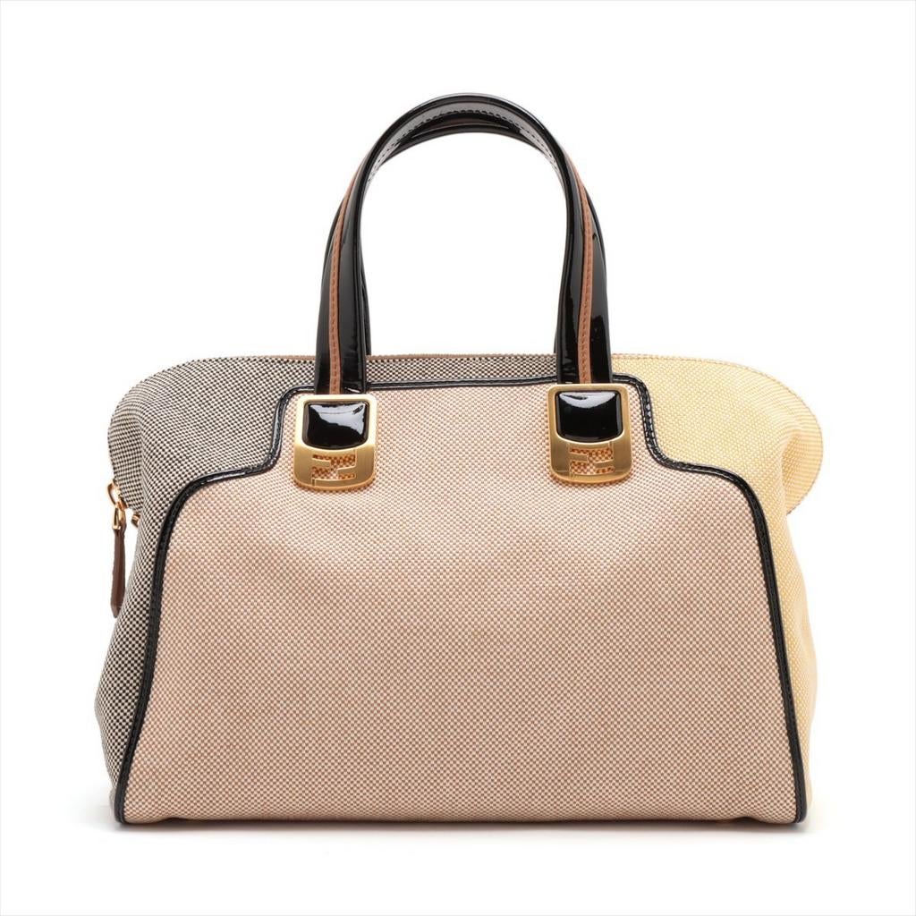 Fendi Chameleon tas, Verzenden, Zo goed als nieuw, Beige, Handtas