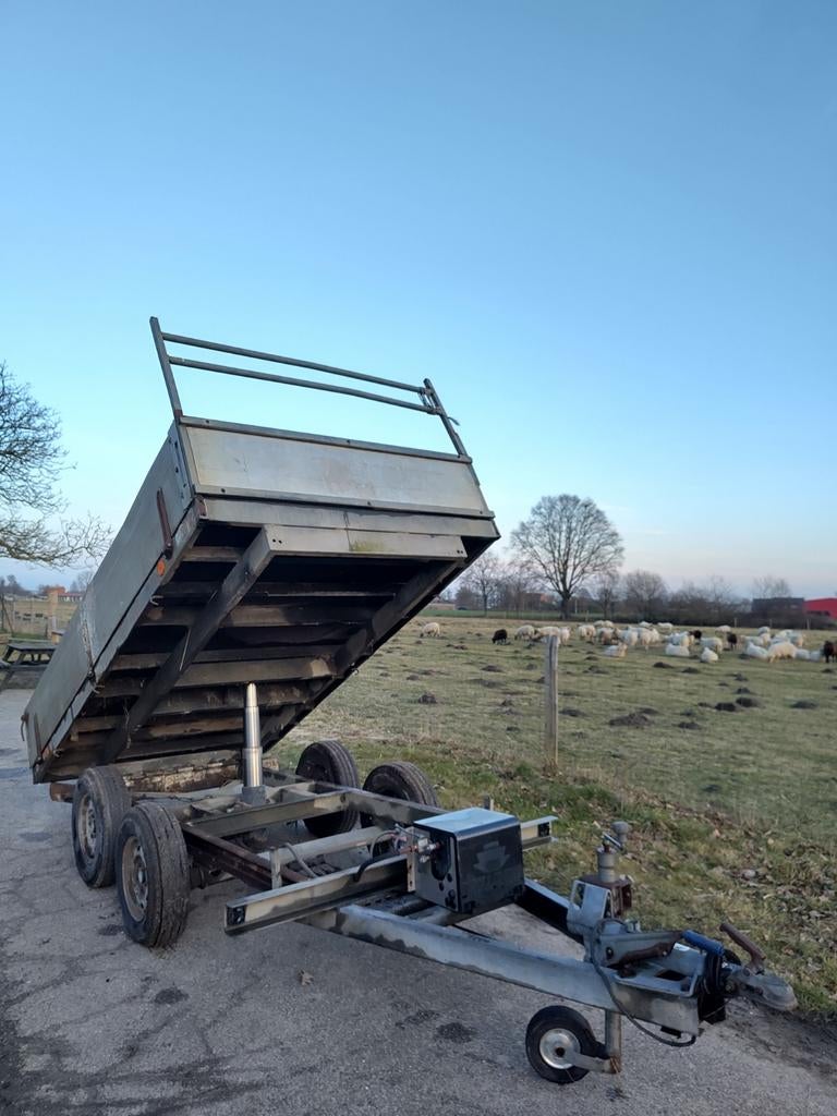 Kipremork 2000kg  3x1,6m met papieren, Auto diversen, Aanhangers en Bagagewagens, Ophalen