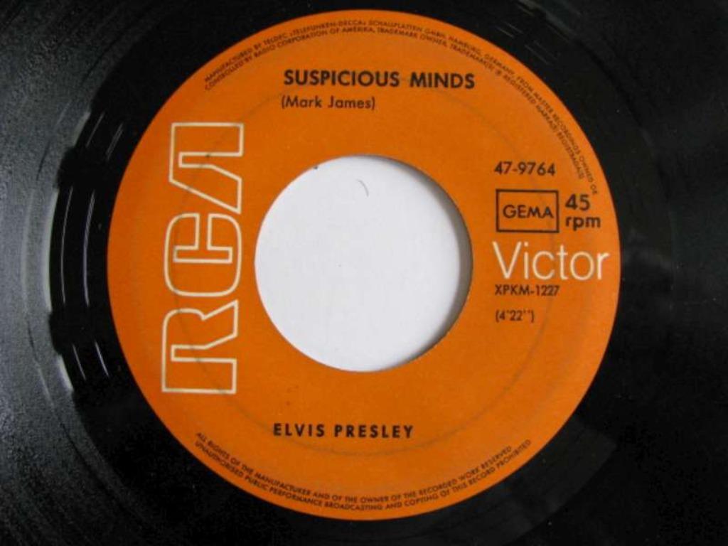 Disque Vinyl - Elvis Presley + Divers, Enlèvement