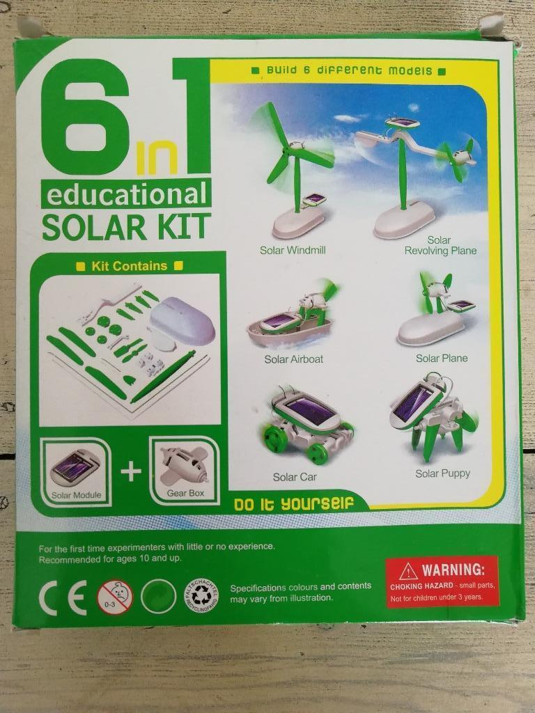 Bouwdoos ROBOT Kits Solar energy 6 in 1, Ophalen of Verzenden, Zo goed als nieuw, Bouwen