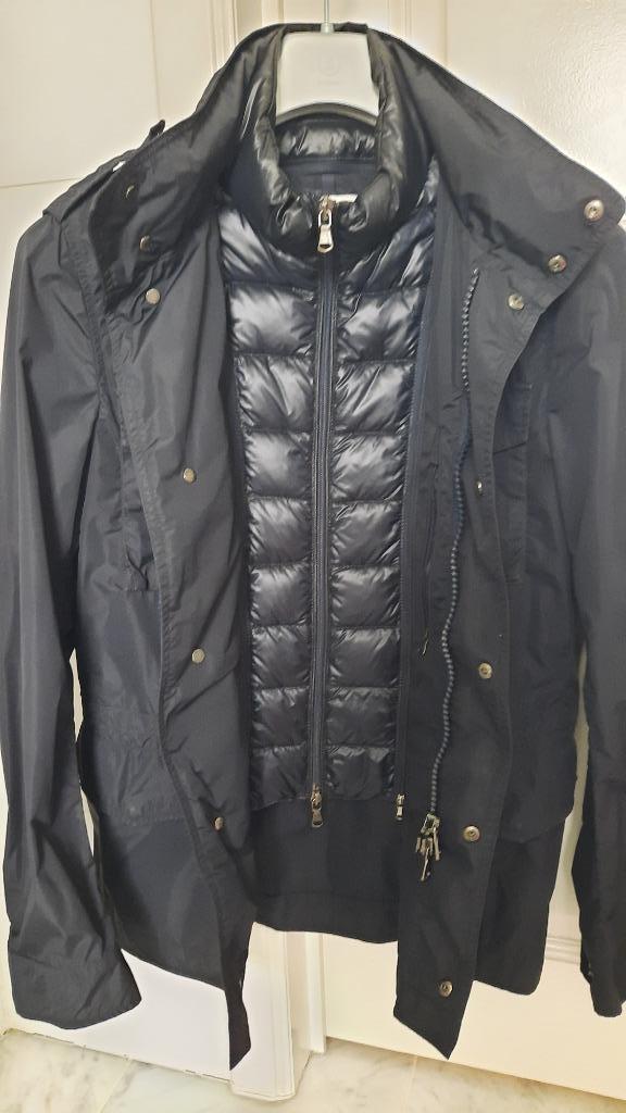 Moncler veste mi-saison bleu Homme T 2 (48/50) M, Moncler, Enlèvement ou Envoi, Porté, Bleu