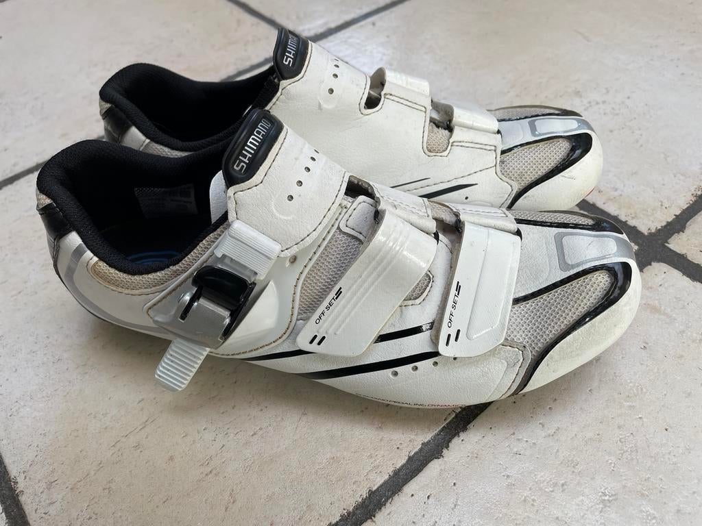 Chaussures de course Shimano taille 41, Vélos & Vélomoteurs, Enlèvement ou Envoi, Autres tailles, Utilisé, Chaussures