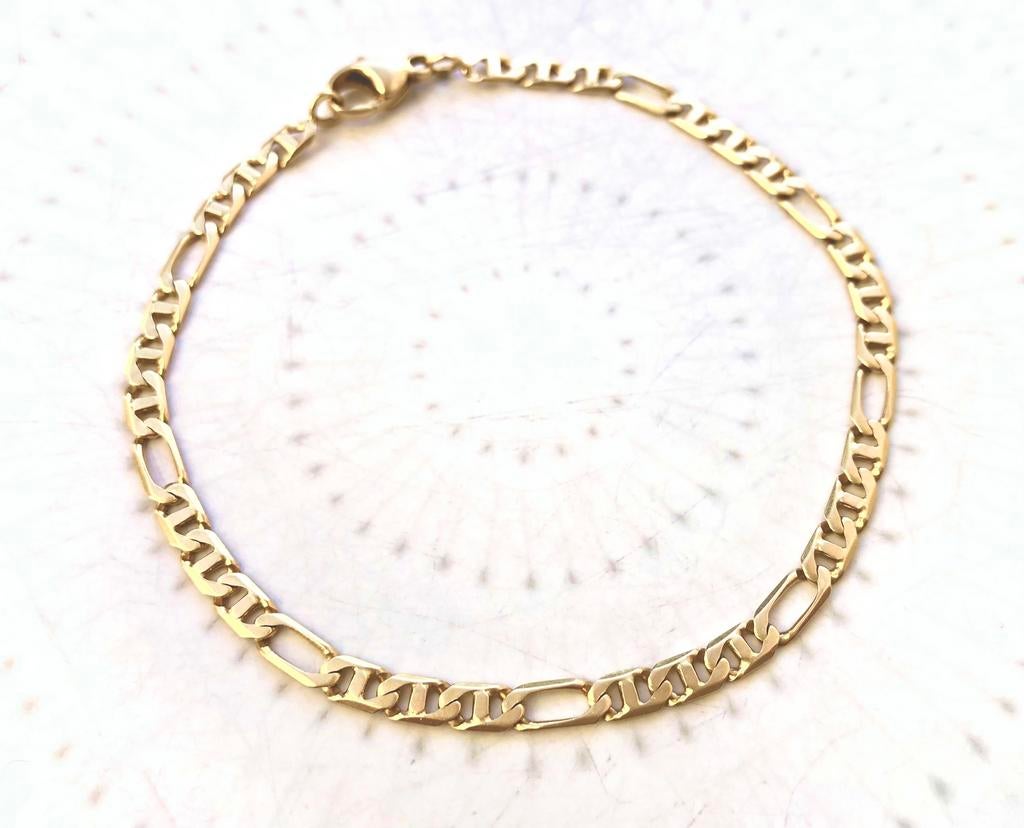 Bracelet en or 18 carats, Enlèvement ou Envoi, Comme neuf, Jaune, Or