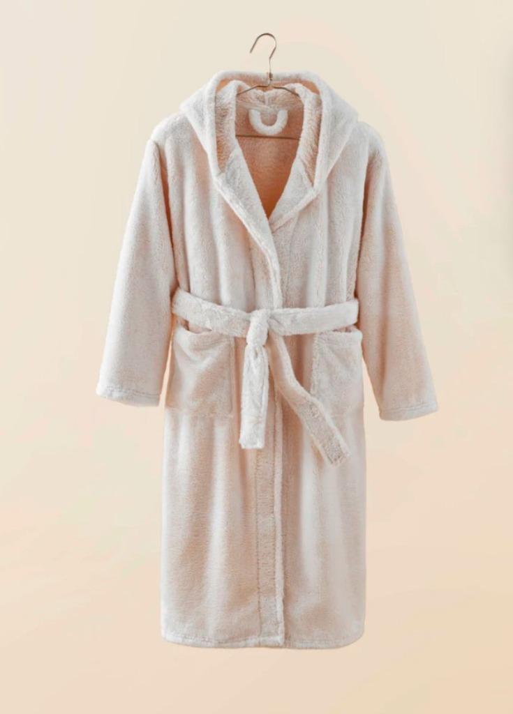 Plaids Cocooning Peignoir dames Ecru S/M NEUF livraison grat, Plaids Cocooning, Enlèvement ou Envoi, Autres couleurs, Peignoir