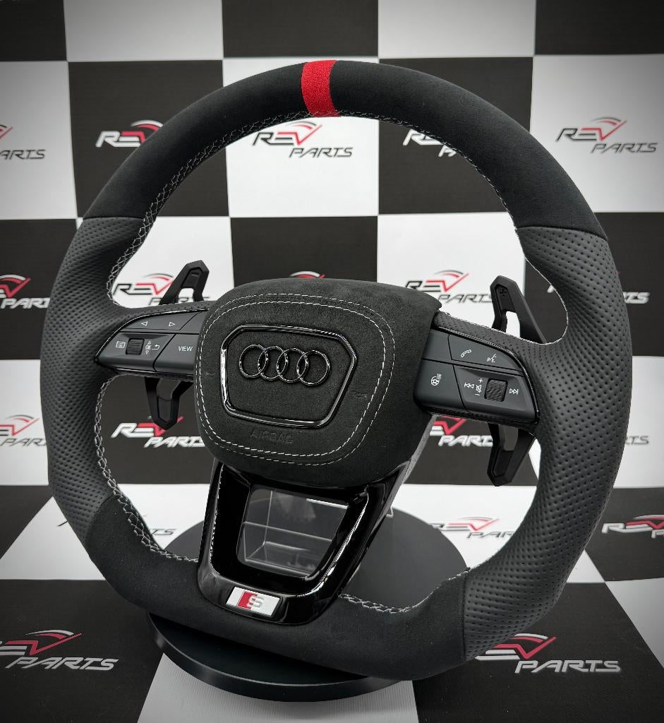 Audi compleet stuur upgrade S RS Sline leer alcantara, Auto-onderdelen, Ophalen of Verzenden, Nieuw, Audi