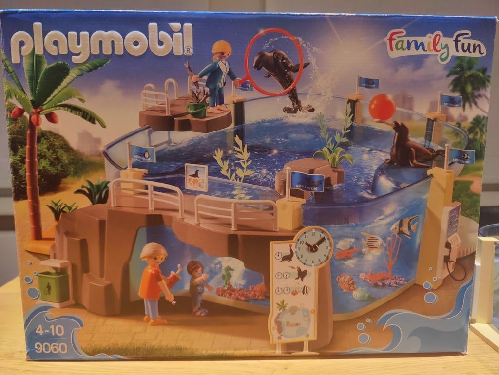 Playmobil dolfinarium 9070, Ophalen of Verzenden, Gebruikt