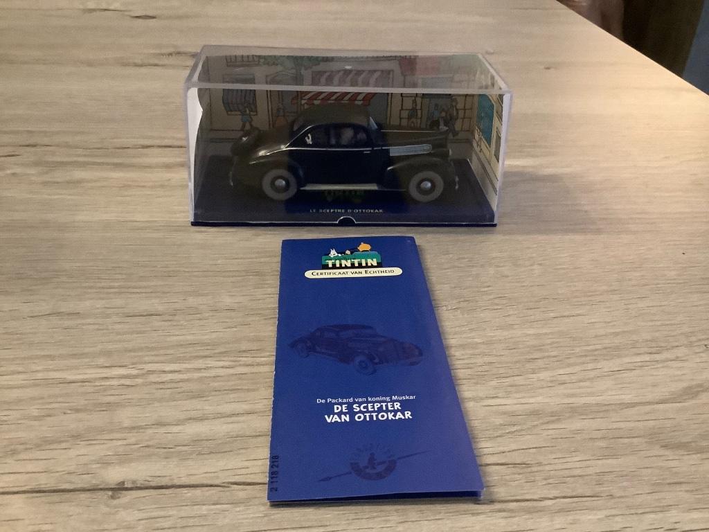 Kuifje miniatuur auto de scepter van Ottakar (Nieuw), Verzamelen, Stripfiguren, Nieuw, Beeldje of Figuurtje, Kuifje, Ophalen of Verzenden