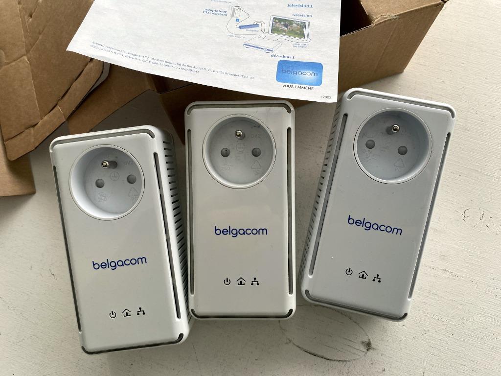 Devolo dLAN 200 (label van Belgacom), Computers en Software, Powerlines, Zo goed als nieuw, Ophalen