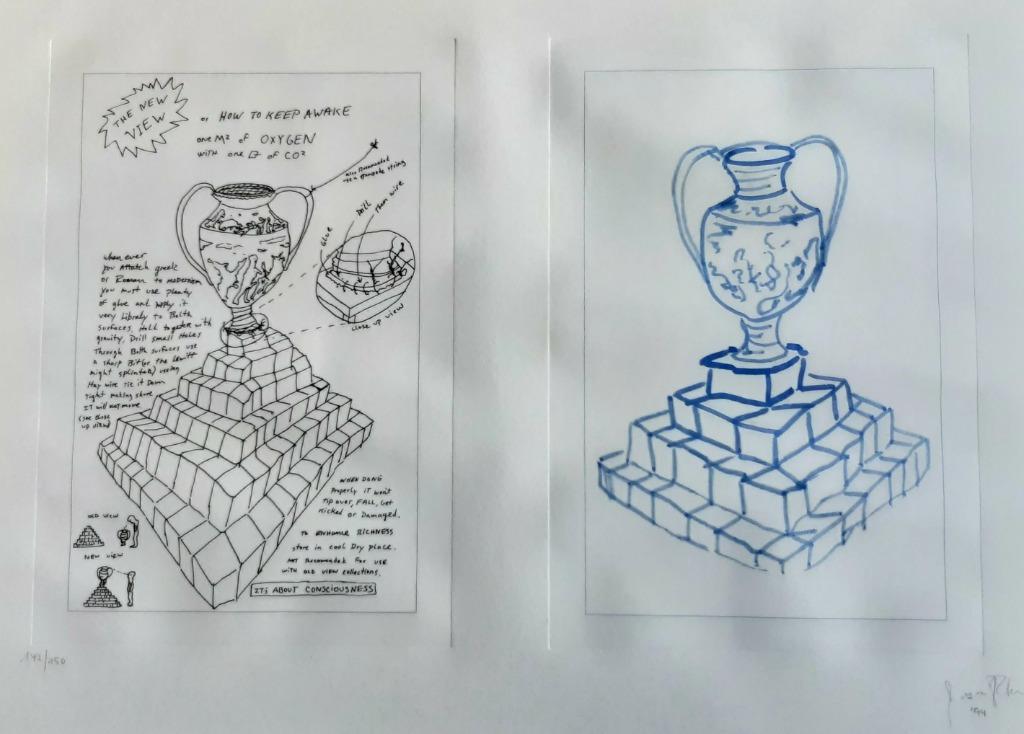 Zeldzame litho van Jason Rhoades 1965 – 2006, Antiek en Kunst, Kunst | Litho's en Zeefdrukken, Ophalen