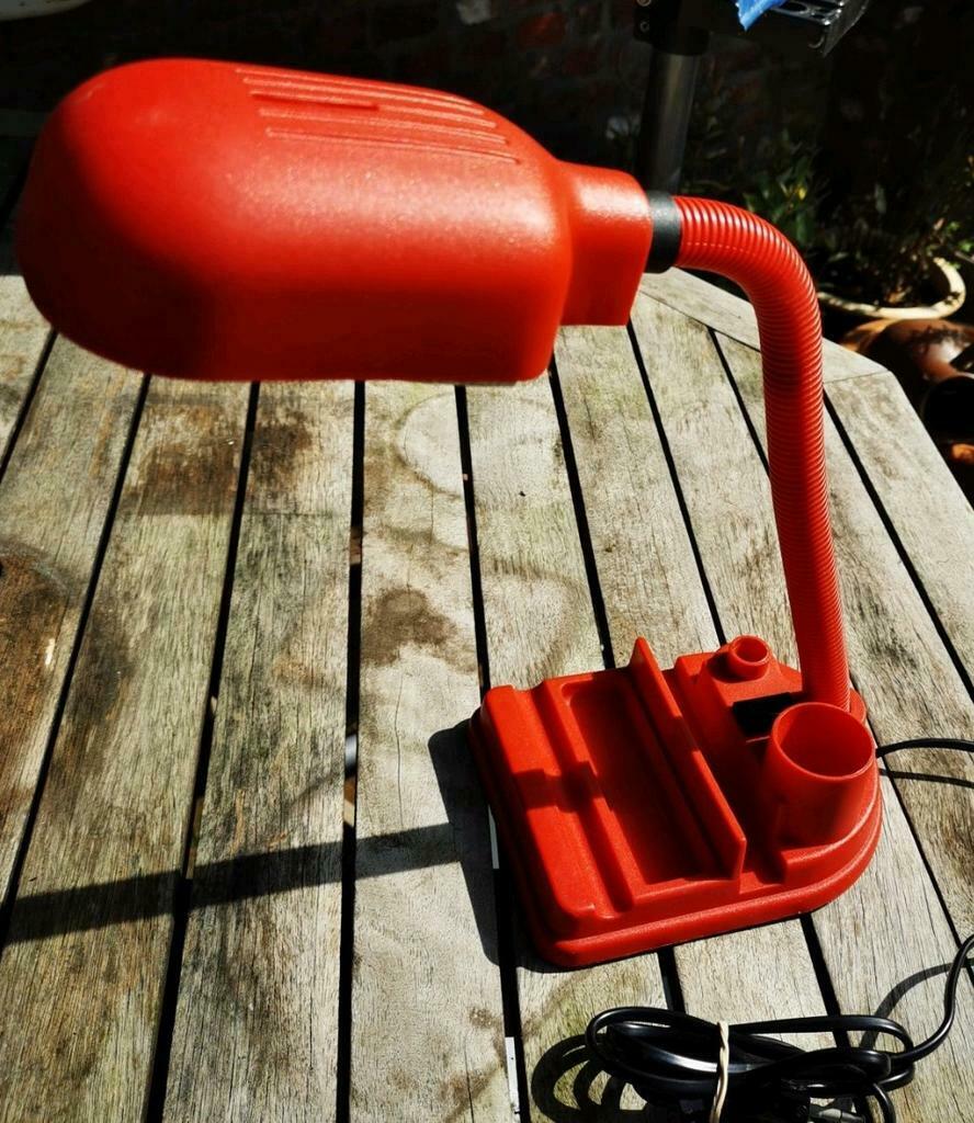 Lampe de bureau organisateur vintage massive réglable, Enlèvement ou Envoi, Comme neuf, Retro, vintage