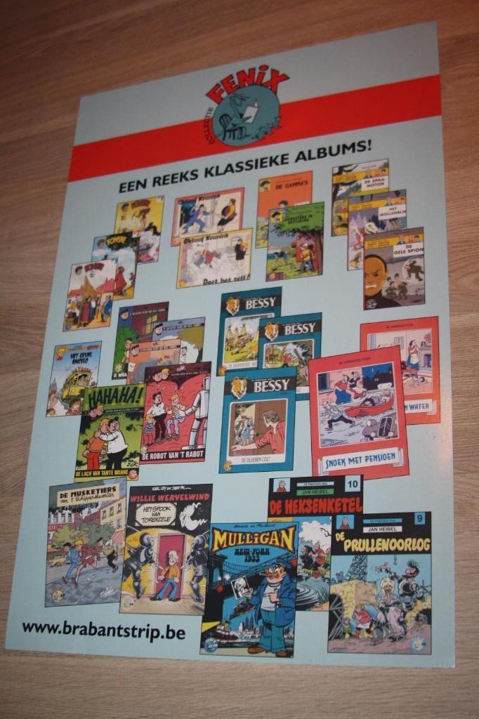 Promotie poster , dun karton , Fenix collectie 44x30 cm, Ophalen of Verzenden, Overige figuren, Nieuw, Plaatje, Poster of Sticker