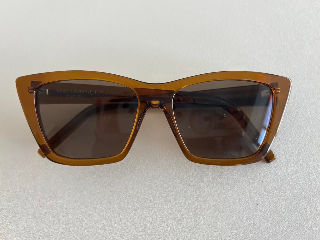 Lunettes solaires Saint-Laurent SL276 Mica Brown, Bijoux, Sacs & Beauté, Neuf, Autres marques, Enlèvement ou Envoi, Brun