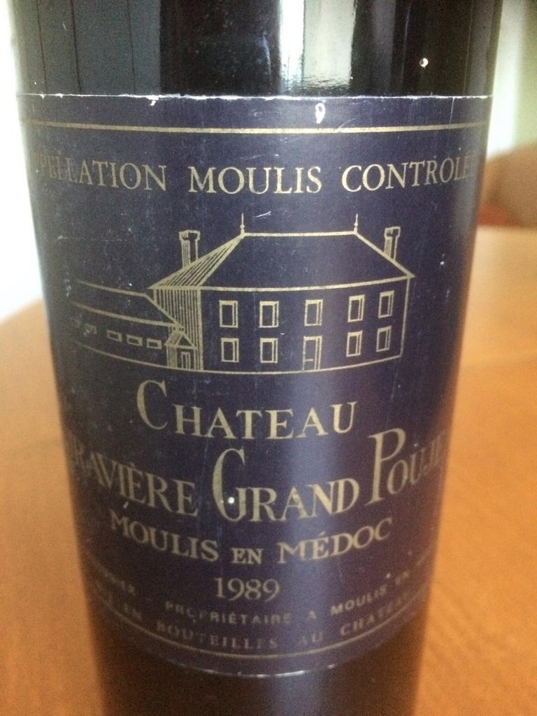 CHATEAU LA GRAVIERE GRAND POUJEAUX. ( 2X ), Verzamelen, Wijnen, Ophalen, Zo goed als nieuw, Frankrijk, Rode wijn