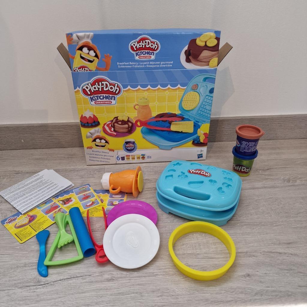 Play-Doh Kitchen Breakfast Bakery - Wafelijzer, Ophalen of Verzenden, Zo goed als nieuw, Knutselen