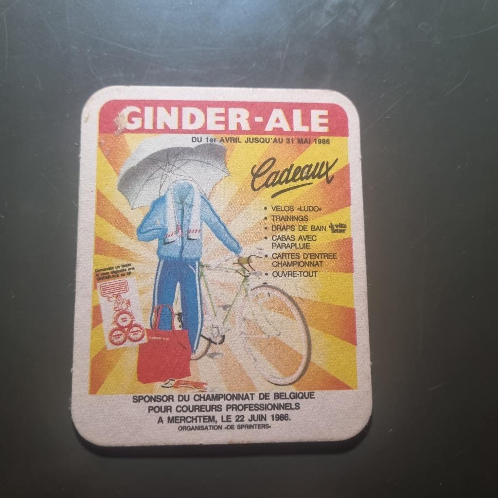 Sous Bock Ginder Ale (modèle 12), Collections, Enlèvement ou Envoi, Utilisé, Sous-bock, Autres marques