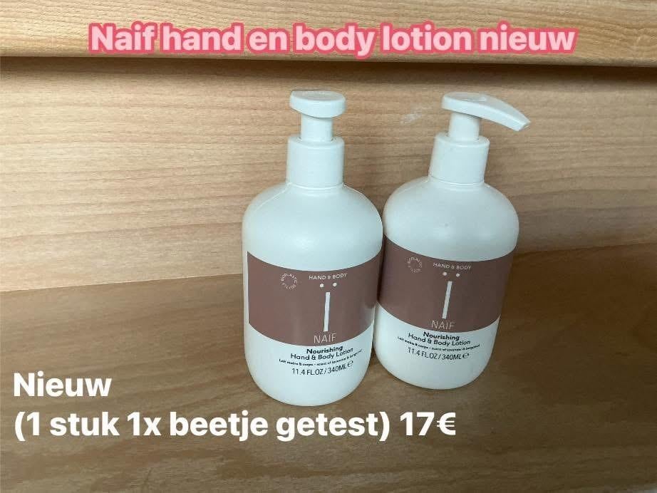 Naif bodylotion nieuw, Enlèvement ou Envoi, Neuf, Body lotion, Crème ou Huile