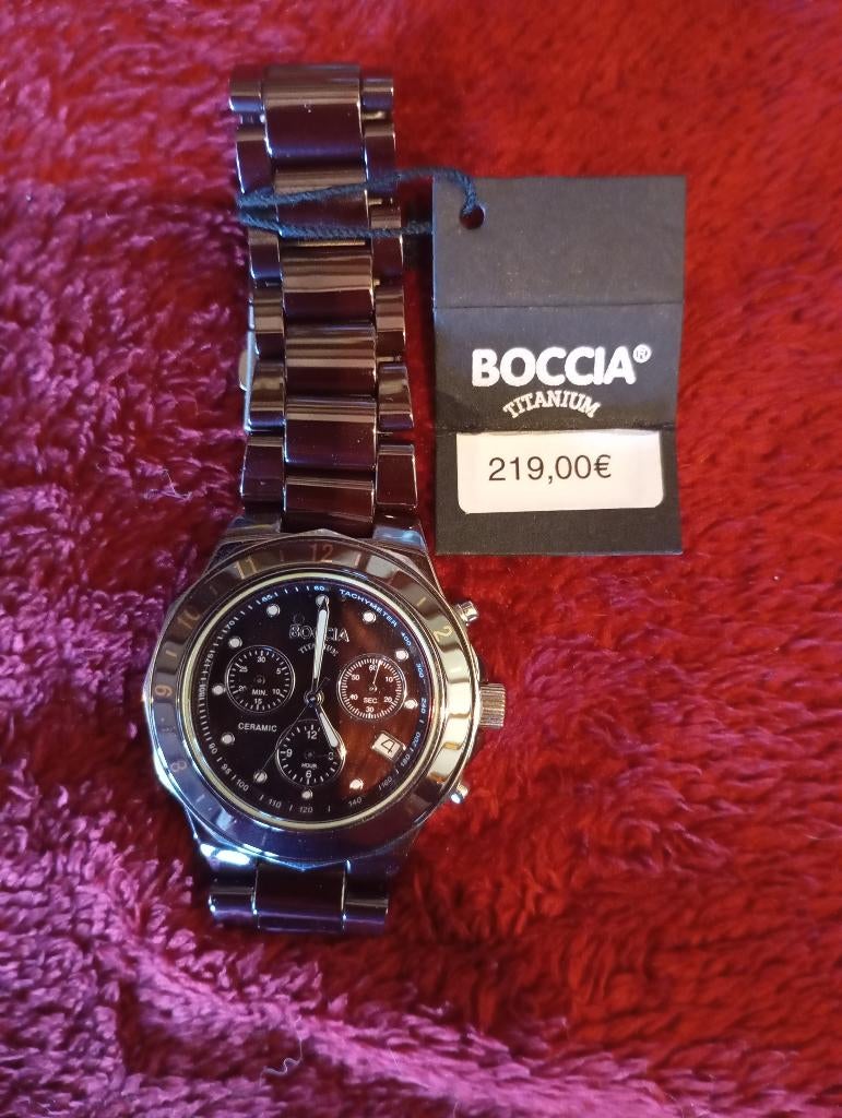 montre boccia neuf, Ophalen, Nieuw, Polshorloge, Overige merken