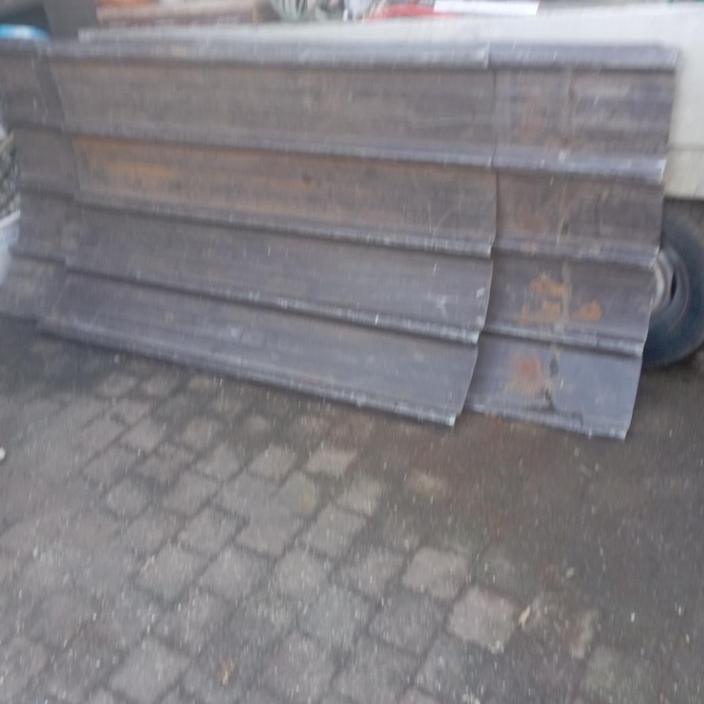 4 metalen platen, Doe-het-zelf en Bouw, Metalen, Ophalen of Verzenden, Gebruikt, IJzer