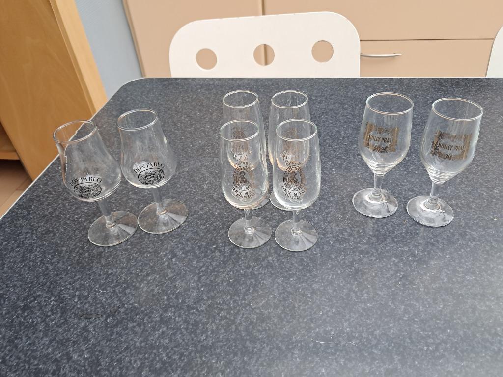 glas glaasjes Porto Sherry, Enlèvement ou Envoi, Comme neuf, Verres et Verres à shot